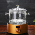 Heat Resistant Thickening Glass Borosilicate Glass Cooking Pot With Cover Soup Pot