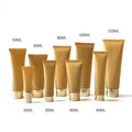 80g 100g 120g Pearlescent gold bright face cosmetics tube packaging gold extrusion lotion tube face cleanser tubes