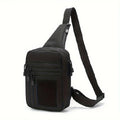China Supply New Outdoor Waterproof Nylon Chest Bag Multifunctional Fashion Style with Zipper Closure Crossbody Shoulder Bag