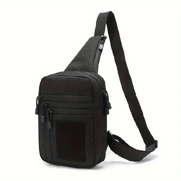 China Supply New Outdoor Waterproof Nylon Chest Bag Multifunctional Fashion Style with Zipper Closure Crossbody Shoulder Bag
