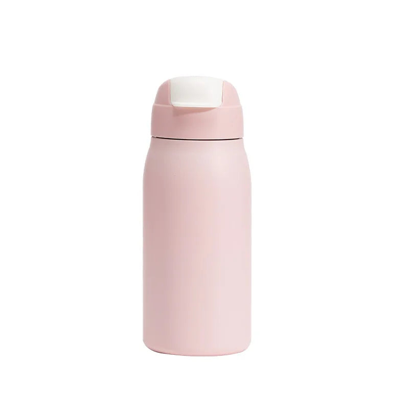 Portable Flask Thermal Cup Double Wall Insulation Stainless Steel Water Bottle