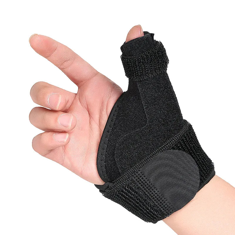 Thumb Wrist Brace Reversible Neoprene Splint with Dual Spring Stabilizers for Universal Fit and Reliable Wrist Support