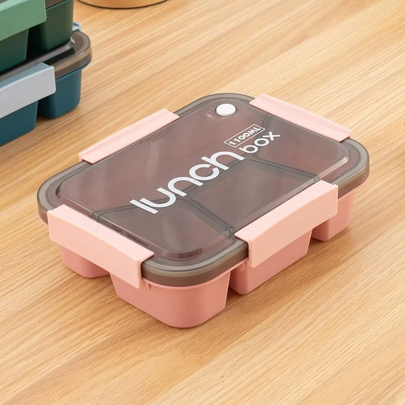 OWNSWING School Lunch Box for Kids Leakproof Bento Lunch Box with Compartments Microwave Safe Lunchbox Food Container