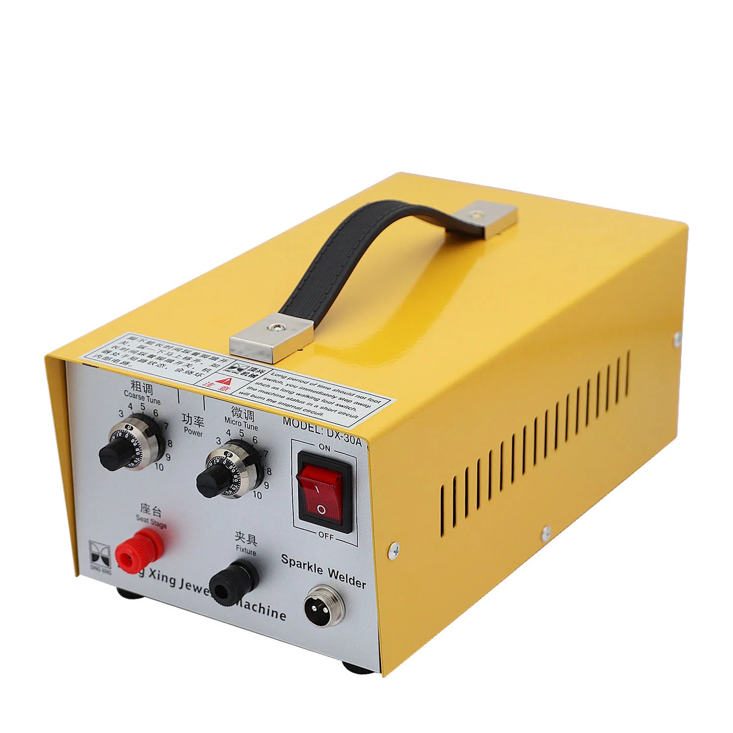 Auble Pulse Sparkle Spot Handheld Welding Machine 0.4-1.0mm Soldering High-Grade Steel DIY Jewelry Tool Kit Foot Pedal 110V/220V