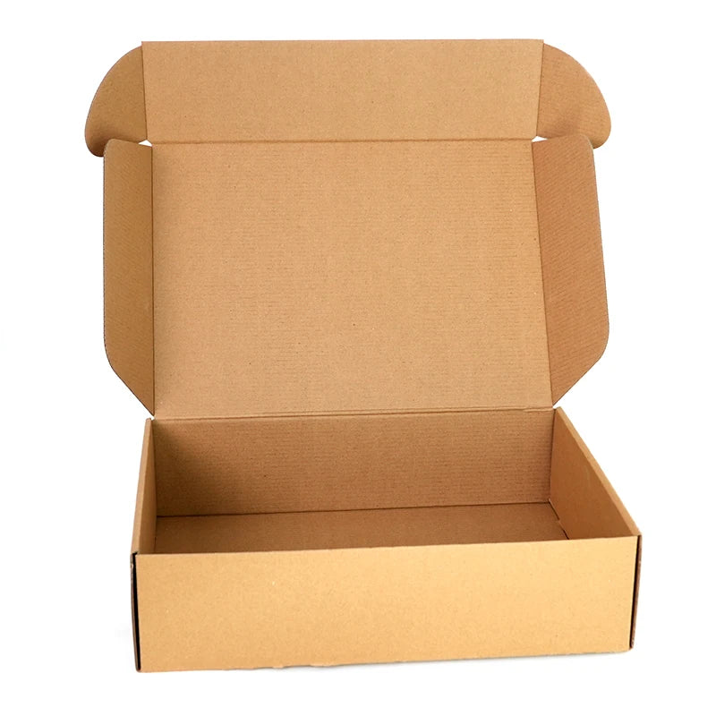 Eco Friendly Durable Natural Custom Logo Pack Folding Shipping Mailing Kraft Paper Carton Mailer Box