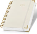 Premium Waterproof Durable Spiral Notebook Anti-Drop A4 B5 A5 Leather Notebook with Elastic Band Student Thick Paper Notepad