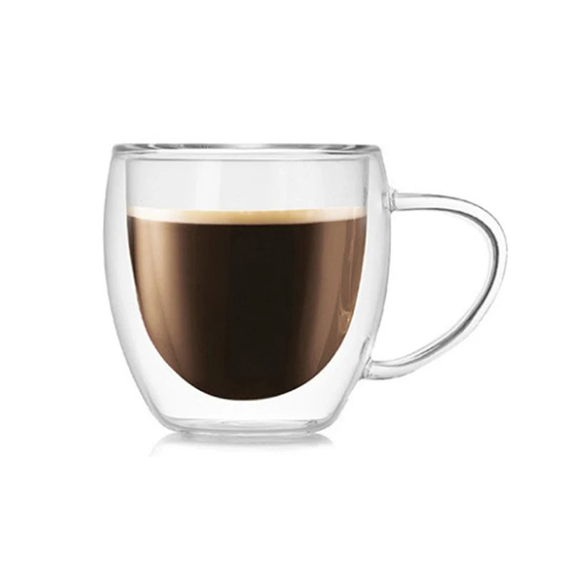 Eco-friendly Cheap Price High Temperature Resistance Borosilicate Glass Double Wall Vacuum Insulated Transparent Giveaways