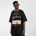 With Reasonable Price Mens Round Collar Designs T Shirt Men's Plus Size Full Print t Shirt Cotton Printing