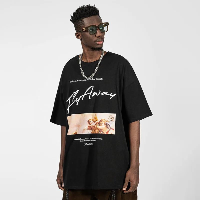 With Reasonable Price Mens Round Collar Designs T Shirt Men's Plus Size Full Print t Shirt Cotton Printing