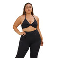 Custom Logo Professional Training Sports Tight High Waist Butt Lift Legging Fitness Cross Back Sports Bra 2PC Yoga Set for Women