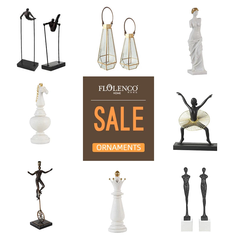 Clearance Home Decor Glass Desktop Ornaments Midcentre Monden Elegant Room Accessories Light Luxury Modern Home Hotel Restaurant