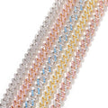 Hot Sale Fine Hiphop Rapper Jewelries Men Women Iced Out 9mm Color Cz Bling Link Chain Miami Cuban Necklace Choker