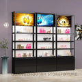 Beauty Furniture Beauty Store Shelves Makeup Cabinet Lipstick Display Cosmetics Store Wood Display Shelves
