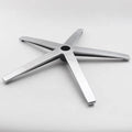 Modern Chrome Leg Aluminum Alloy Swivel Chair Mesh Base Versatile Office Kitchen Bedroom Home Office Living Room Hotel Bathroom