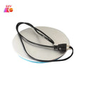 New 32W Winter Chicken Water Heater 8'' Diameter Electric Antifreeze Heating Plate Aluminium+Plastic Poultry Drinker Heater Base