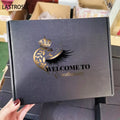 Wholesale Cheap Price Package Box Black pink Cardboard Mailing Apparel Box Private Label Corrugated Shipping Packaging Box