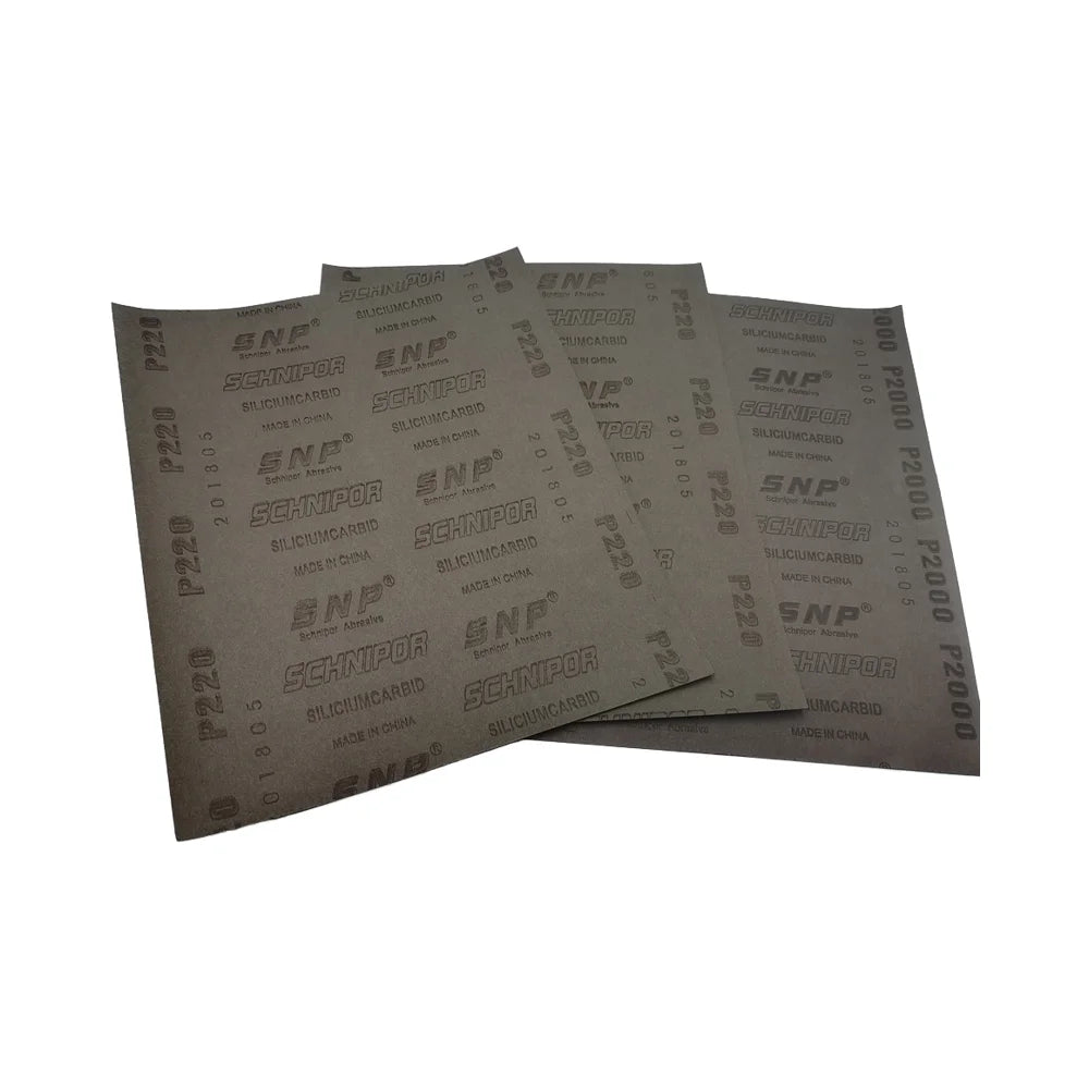 230*280mm Silicon Carbide Very Flexible Waterproof Sanding Sheets