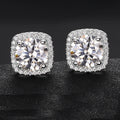 0.5ct 1ct 2ct Fashion Fine Jewelry Quality Women Stud 925 Sterling Silver Luxury Vvs Moissanite Earrings for Men