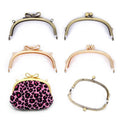 10.5cm Curved Bow Beaded Vintage Purse Frame Iron DIY Handmade Replacement for  Bag Parts Wallet Handbag Frame Guangdong Made