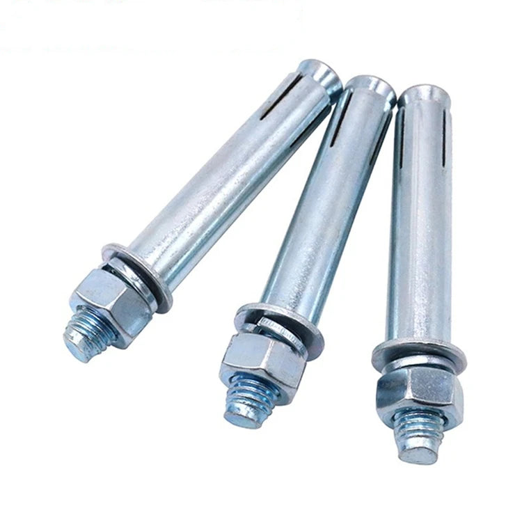 M6 M8 M10 M12  M14 M16 M18 M20 Zinc Plated Galvanized Carbon Steel Concrete Wall Anchor Bolt Wedge Stud Expansion Anchor Bolts