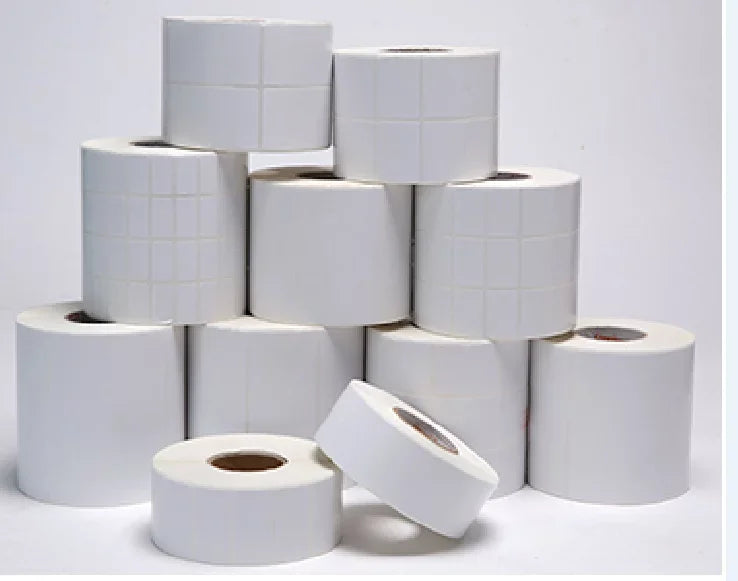 Fragile Material Seal Tape on Carton Box Adhesive Sticker Printer Waterproof Custom Size Blank Rolls Hyperviscous
