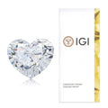 Starsgem 1-3ctct Heart Cut Lab Grown Diamond IGI Certificate DE VS1 VVS2 Heart Shape Loose Lab Created Diamond MegaBDM