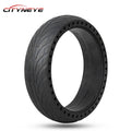 8 Inch Electric Scooter Honeycomb Rubber Solid Tire Tyre Install Wheel Hub Motor Replacement for Ninebot ES1/ES2/ES4 Tubeless