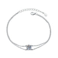 Factory Wholesale Real D Color 1CT Moissanite Bracelet Gra Certificate 925 Sterling Silver Bangle Jewelry for Women