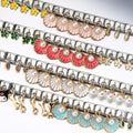 Y2k Italian Charm Bracelet Pendant Series Shell Pearl Personalized Assembly Hand Chain Cute Link