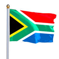 Custom Vintage South African Election Flag 3*5ft Handheld Waving Thickened Durable Polyester Fabric South African Flag