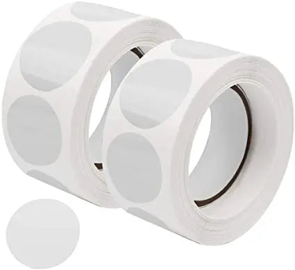 Factory Price Sticker Transparent Vinyl Dot Circular clear Labels Waterproof Circular Transparent Sealing Sticker