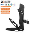 Adjustable Emergency Spanner Wrench Tools Hand Camping Survival Tactical Spanner Combination Multitool Wrench with Nylon Bag