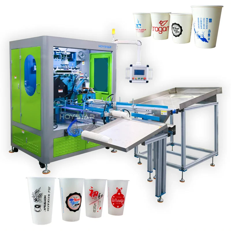 Screen Printing Machine for Plastic Cup Printer Machine That Prints Image on Tea Cup Maquina Para Imprimir Vasos Desechables