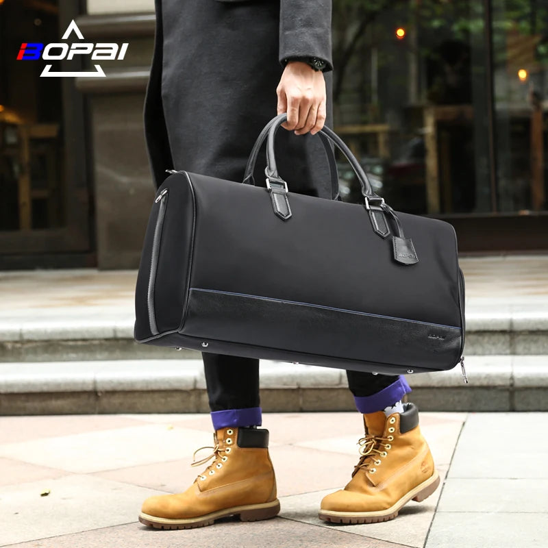 Bopai Business Gym Sports Weekender Handbag 3 in 1 Crossbody Large Capacity Travel Waterproof Tote Men Duffle Bag Custom