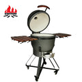 KIMSTONE New Design XL XXL 22 Inch  Black Grey Charcoal Bbq Grill Kamado Smoker