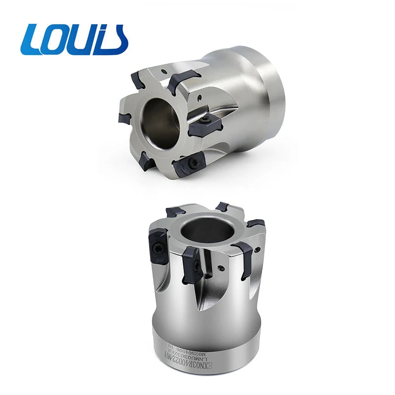 Louis EXN03R Fast Feed Face Milling Cutter Disc Double Side LNMU0303ZER SKD11 TiCN Finish Roughing External Cold