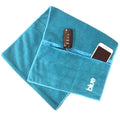 Magnetic Clip Luxury Microfiber Gym Towel Custom logo Cheap Magnet Gym Fitness Towel with Zipper Pocket
