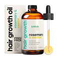 Organic Rosemary Castor Oil Hair Oil Nourishes and Cares for Dry Damaged Hair Split Ends and Healthy