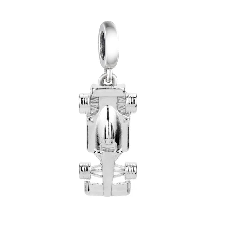 Pan Charms Bracelet Race Car Bead 925 Sterling Silver Fit Original for Women Jewelry Making Trendy Opp Bag Trade Assurance S925