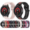 Forwelleny 20mm Rubber Silicone for Samsung Galaxy Watch 4 5 6 7 Replacement Watch Band Straps Belt 5 Pro