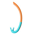 Wholesale Silicone Foldable Snorkel with Positive Buoyancy Wet Diving Breathing Tube for Fishing Hunting and Outdoor Sports