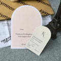 Luxury  Business Cards Engraved Logo Unique Light Business Card Printing Small Business Thank You Gift Card