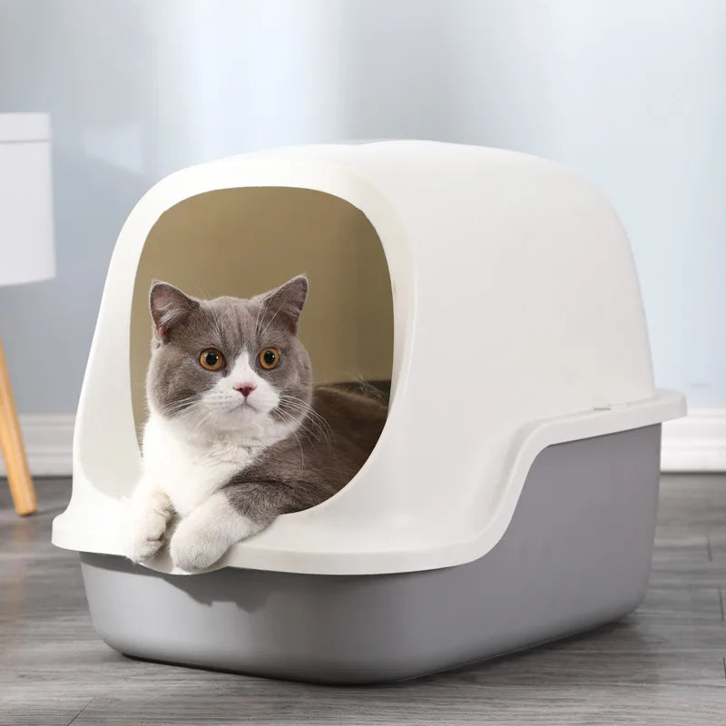 Newest Design Closed Large Cat Litter Box Toilet