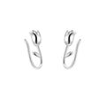 925 Sterling Silver Tulip Earrings Women 2022 New tide Light Luxury Earrings Niche Earrings