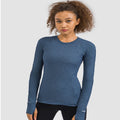 2021 Navy Equestrian Base Layer With Phone Pocket High Performance Horse Riding T-Shirt for Women Equestrian Training Activewear