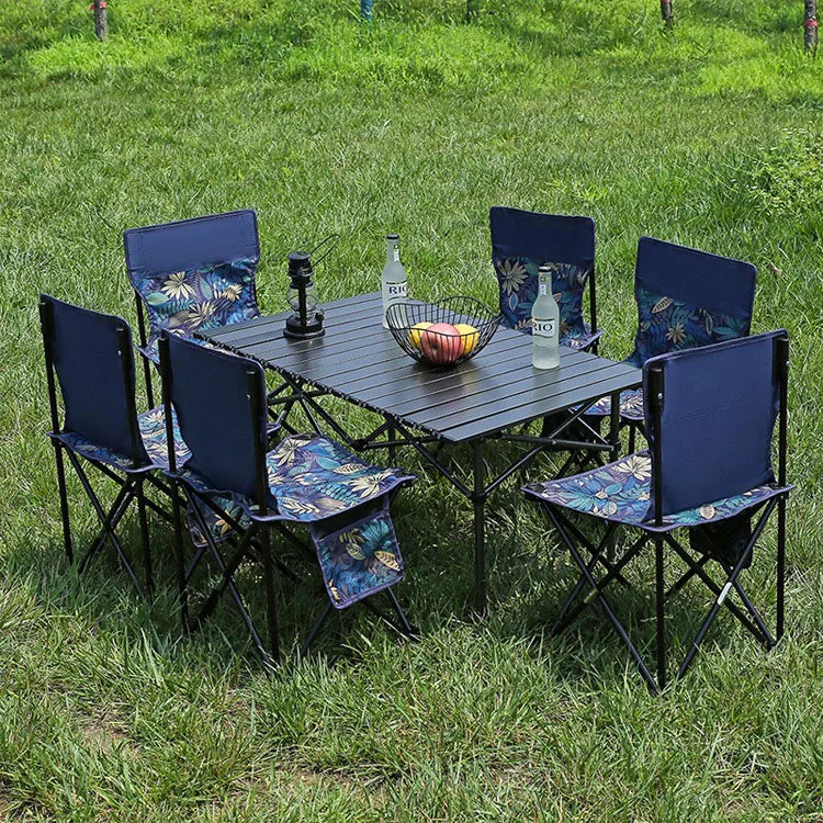Compact Portable Metal Folding Camping Chair Lightweight Quick Setup for Adults for Hiking Climbing & Picnics with Carry Bag