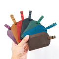 Vintage Fashionable Cowhide Name Tag Stock Genuine Leather Luggage Tag Crazy Horse Leather Travel Accessories Suitcases Letter