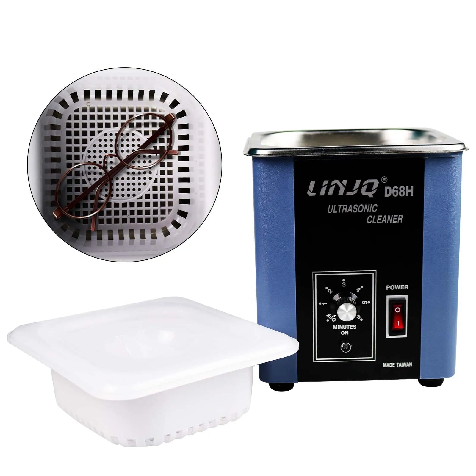Ultrasonic Cleaner  Professional Ultra Sonic J Cleaning Machine for Glasses Watch Rings Small Parts Circuit Board (2L)