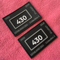 Frosted Surface UV Resistant Embossed PVC Rubber Patchno Minimum Eco Friendly Silicone Rubber Label for Outdoor Clothing