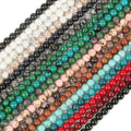 JC Crystals 4-12mm Bracelet Bead Crystals Healing Real Natural Amethyst Turquoise Quartz Agate Natural Stones Wholesale